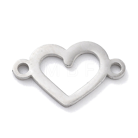 304 Stainless Steel Hollow Connector Charms STAS-R003-05P-1