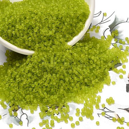 12/0 FGB Grade A Round Glass Seed Beads SEED-Q006-M18-1