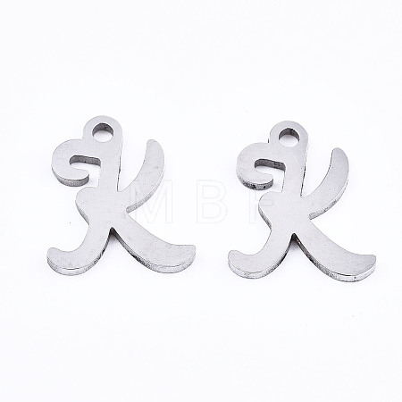 Non-Tarnish 201 Stainless Steel Charms LS-STAS-T044-217P-K-1