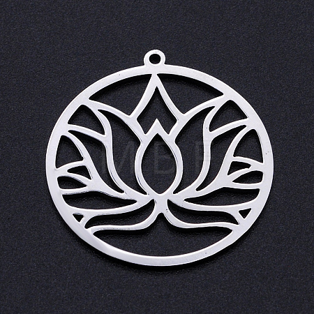 Non-Tarnish 201 Stainless Steel Pendants STAS-S105-JN895-1