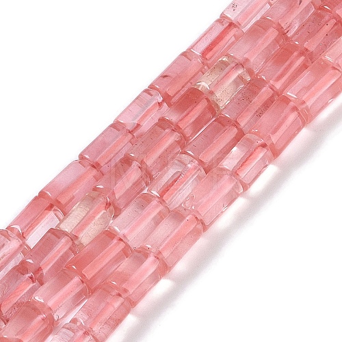 Cherry Quartz Glass Beads Strands G-C128-A24-01-1