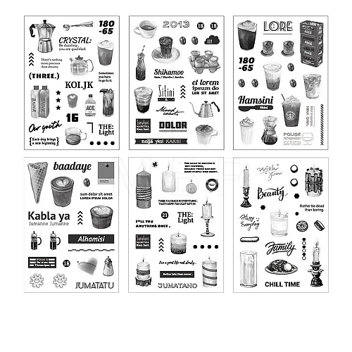 Black and White Series Picture Stickers STIC-Q005-03A-1