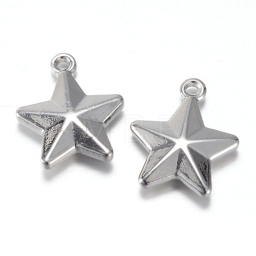 Tarnish Resistant 304 Stainless Steel Charms STAS-P171-31P-1