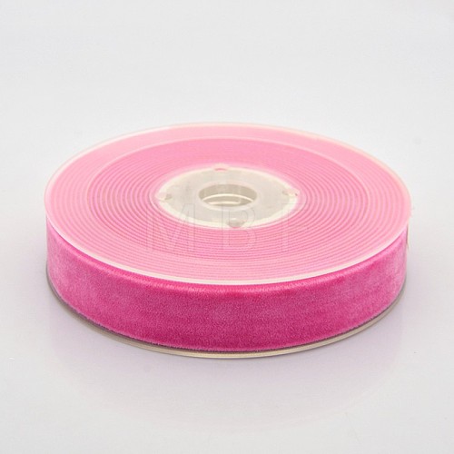 Polyester Velvet Ribbon for Gift Packing and Festival Decoration SRIB-M001-19mm-156-1