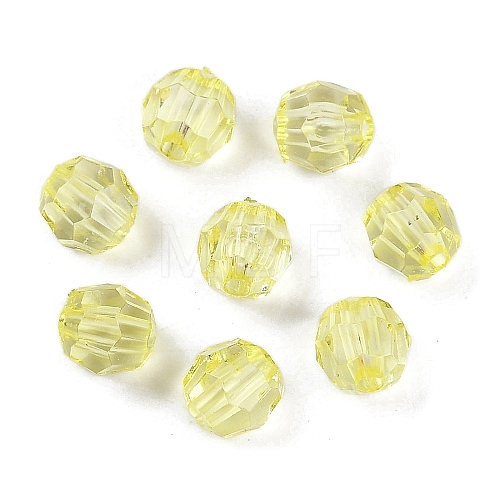 Transparent Acrylic Beads OACR-Q015-03H-1