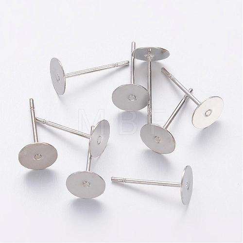 Stud Earring Settings KK-C2899-NFN-1-1