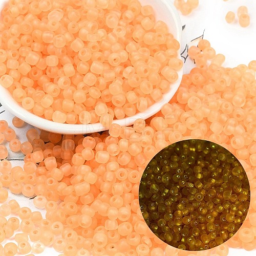 6/0 Luminous Glass Seed Beads SEED-NH0001-01E-1