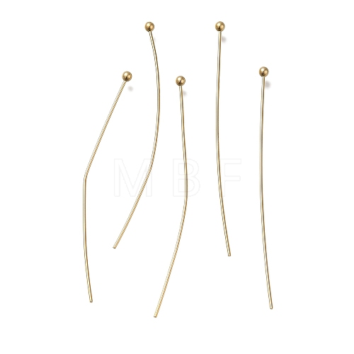 Brass Ball Head Pins KK-H502-03Q-G-1