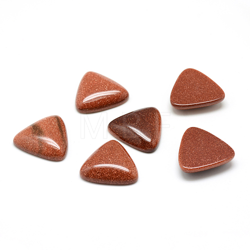 Synthetic Goldstone Cabochons G-T025-10x10mm-12-1