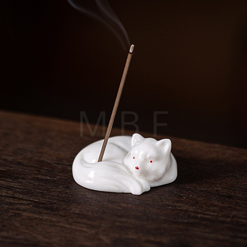 Fox Ceramic Incense Burners Holder PW-WG95955-02-1