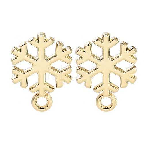 Alloy Stud Earring Findings FIND-U006-03G-1