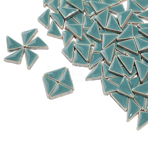 Triangle Porcelain Cabochons PW-WGD1E7C-32-1