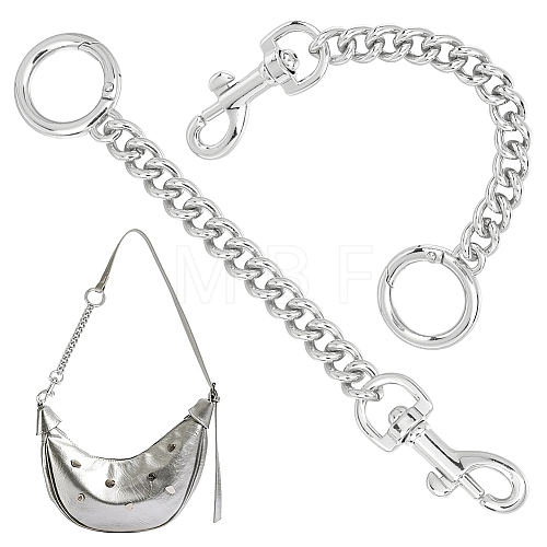 Alloy Bag Curb Chains AJEW-WH0419-07P-1