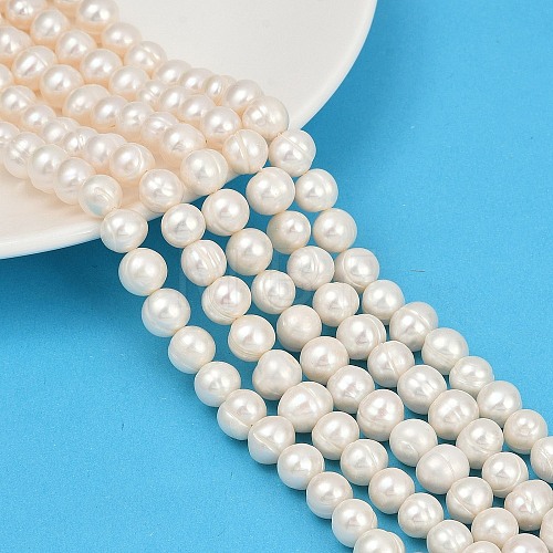 Natural Cultured Freshwater Pearl Beads Strands PEAR-I007-07Z-03C-01-1