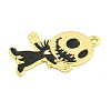 Halloween Alloy Enamel Pendants ENAM-M220-01G-2