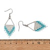 Glass Dangle Earrings EJEW-MZ00813-01-5