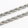 304 Stainless Steel Rope Chains CHS-O005-43E-1
