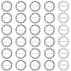 60Pcs Alloy Rhinestone Slider Buckles FIND-CY0001-93-7