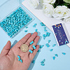 270Pcs 4 Styles Synthetic Turquoise Dyed Beads G-SC0003-87-3