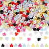 600Pcs 12 Colors Frosted Opaque Acrylic Beads OACR-ME0001-20-1