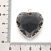 Transparent Glass Pendants KK-N283-01A-G-3