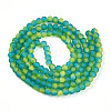Crackle Glass Beads Strands GLAA-N009-6mm-10-2