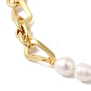 Rice Natural Pearl Beaded Necklaces NJEW-G099-02G-2