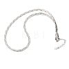 Unisex 304 Stainless Steel Necklaces NJEW-K305-12C-P-4