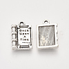 Tibetan Style Alloy Pendants for Teachers' Day TIBEP-S319-025AS-RS-1