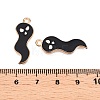 Halloween Theme Alloy Enamel Pendants PALLOY-N176-41B-RS-2