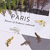 60Pcs 5 Colors Zinc Alloy Revolving Pistol Necklace Pendants FIND-SC0001-99-3