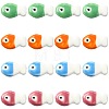 16Pcs 4 Colors Handmade Porcelain Ceramic Beads PORC-FS0001-65-1