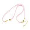 3MM Round Nylon Milan Cord Necklaces Making NJEW-H091-01G-29-1