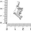 304 Stainless Steel Pendants STAS-B141-03H-P-3