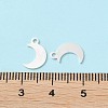 925 Sterling Silver Moon Chain Extender Drops STER-P053-06S-4