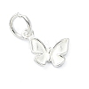 925 Sterling Silver Butterfly Charms STER-M119-14S-1