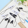 6Pcs 2 Colors Mini Stainless Steel Scissors AJEW-SP0006-27-4
