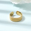304 Stainless Steel Cuff Open Rings SA-CBAB727-01G-2