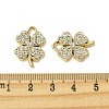 UV Plating Alloy Rhinestone Pendants FIND-B039-02G-02-3