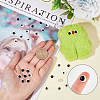 36Pcs 12 Style Black & White Wiggle Googly Eyes Cabochons DIY Scrapbooking Crafts Toy Accessories GLAA-FH0001-56-3