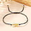 Imitation Pearl Charm Bracelets SI5748-4-1