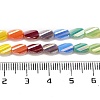 Electroplate Glass Beads Strands EGLA-C004-12-4