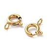 Ion Plating(IP) 304 Stainless Steel Spring Ring Clasps LS-STAS-C114-04B-G-2