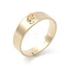 Adjustable Brass Finger Rings Setting for Hanging Pendant KK-K414-07G-1
