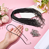 60Pcs 2MM Round Imitation Leather Cord Necklace Making NJEW-SC0001-93-3