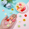 44Pcs 11 Colors Opaque Resin Pendants RESI-SC0006-81-3