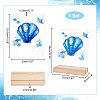 Transparent Acrylic Earring Displays NDIS-WH0015-01A-2