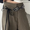 Alloy with Imitation Leather Eye Link Knot Tie Chain Belts for Women FS-WG2C858-01-5