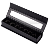 7-Slot Imitation Leather Dice Organizer Boxes with Magnetic Visible Window Lid ODIS-WH0079-105B-1
