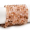 Natural Hematoid Quartz/Ferruginous Quartz Heishi Beads Strands LS-G-A299-A19-01-2